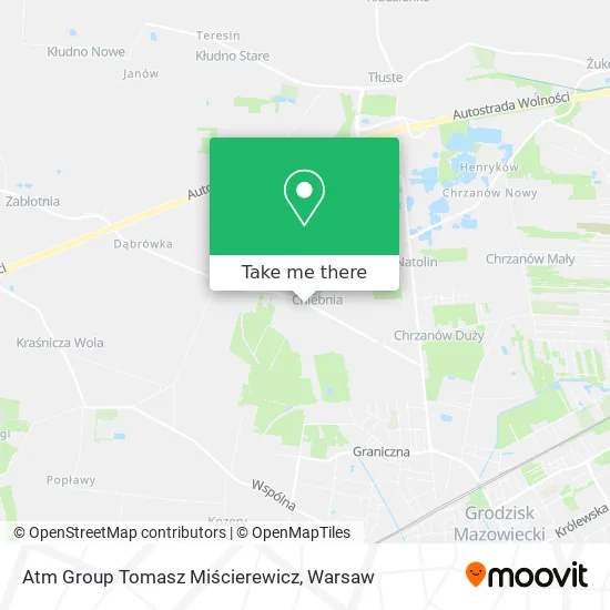 Карта Atm Group Tomasz Miścierewicz