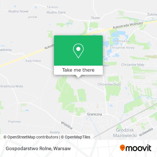 Gospodarstwo Rolne map