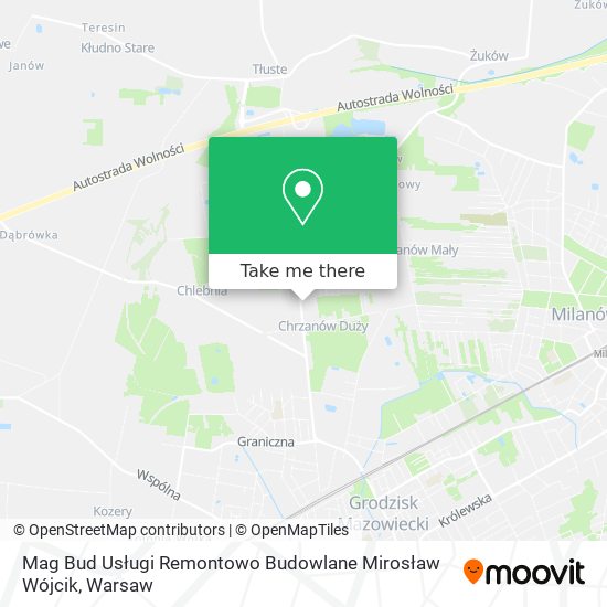 Mag Bud Usługi Remontowo Budowlane Mirosław Wójcik map