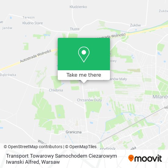 Карта Transport Towarowy Samochodem Ciezarowym Iwanski Alfred