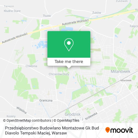 Przedsiębiorstwo Budowlano Montażowe Gk Bud Diavolo Tempski Maciej map