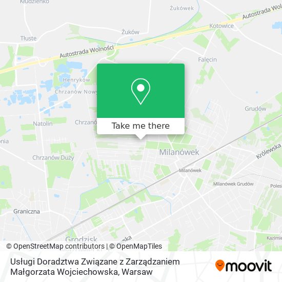 Usługi Doradztwa Związane z Zarządzaniem Małgorzata Wojciechowska map