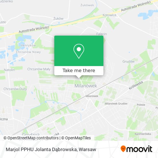 Marjol PPHU Jolanta Dąbrowska map