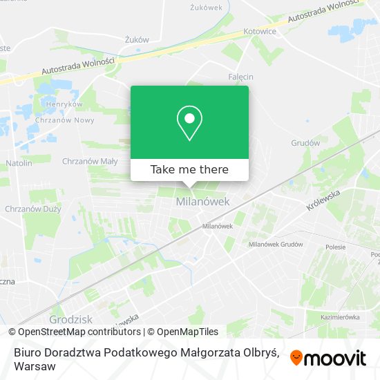 Biuro Doradztwa Podatkowego Małgorzata Olbryś map