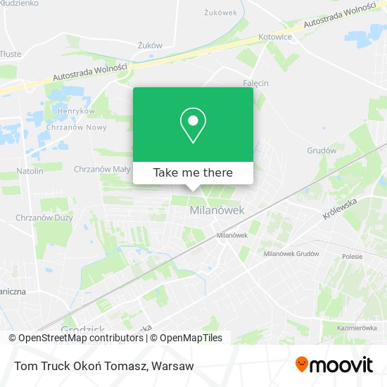 Tom Truck Okoń Tomasz map