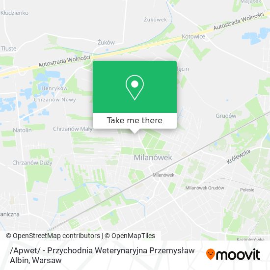 /Apwet/ - Przychodnia Weterynaryjna Przemysław Albin map