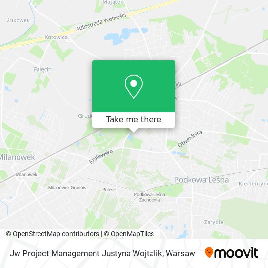 Jw Project Management Justyna Wojtalik map