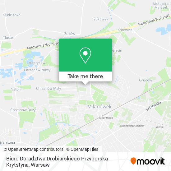 Biuro Doradztwa Drobiarskiego Przyborska Krytstyna map