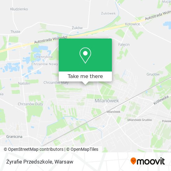 Żyrafie Przedszkole map