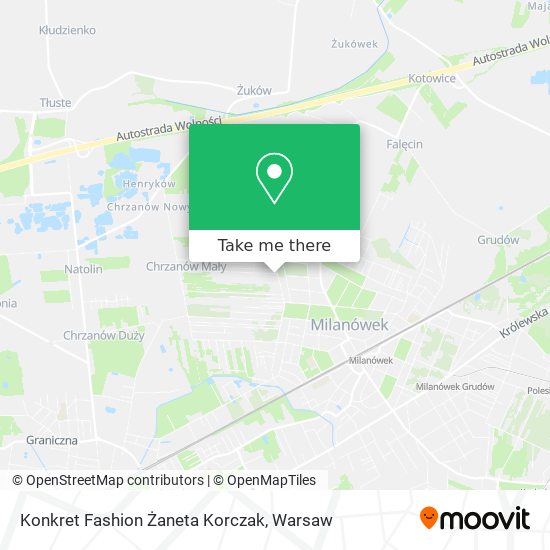 Konkret Fashion Żaneta Korczak map