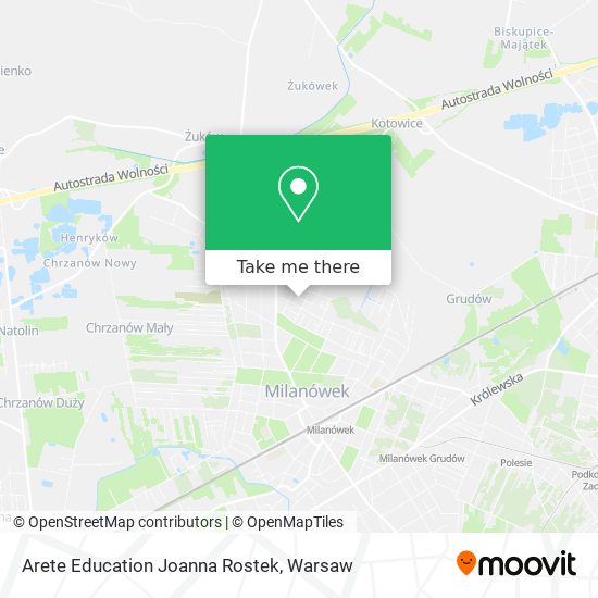 Arete Education Joanna Rostek map