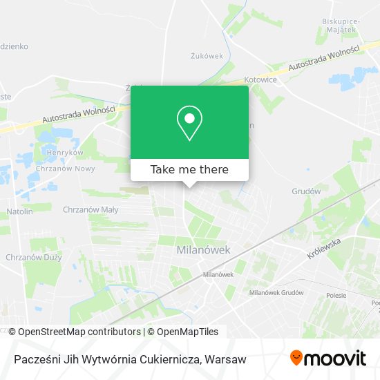 Pacześni Jih Wytwórnia Cukiernicza map