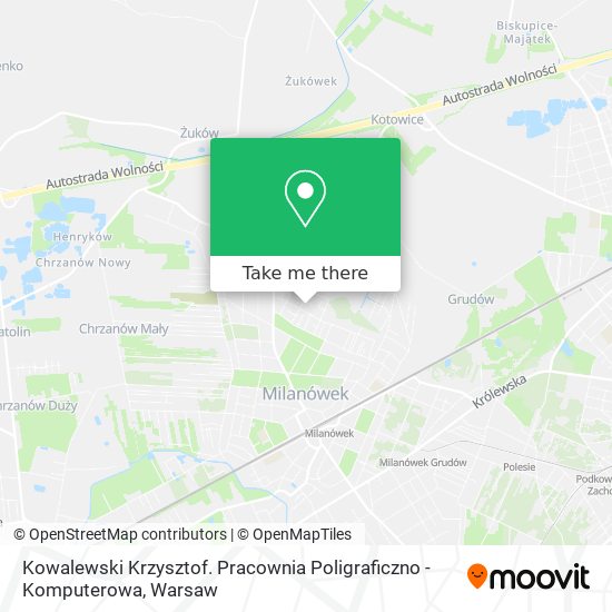 Kowalewski Krzysztof. Pracownia Poligraficzno - Komputerowa map