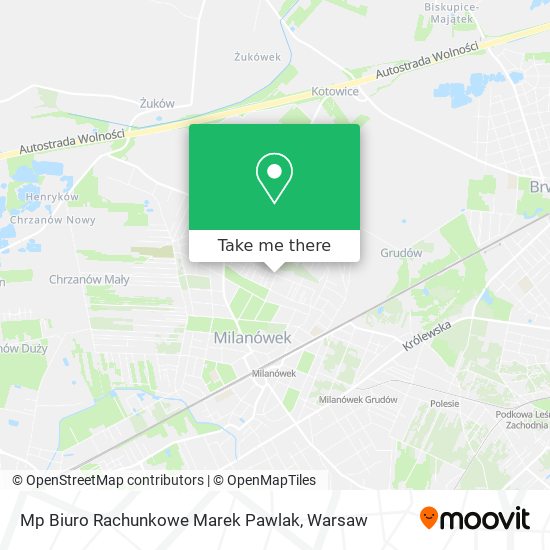 Mp Biuro Rachunkowe Marek Pawlak map