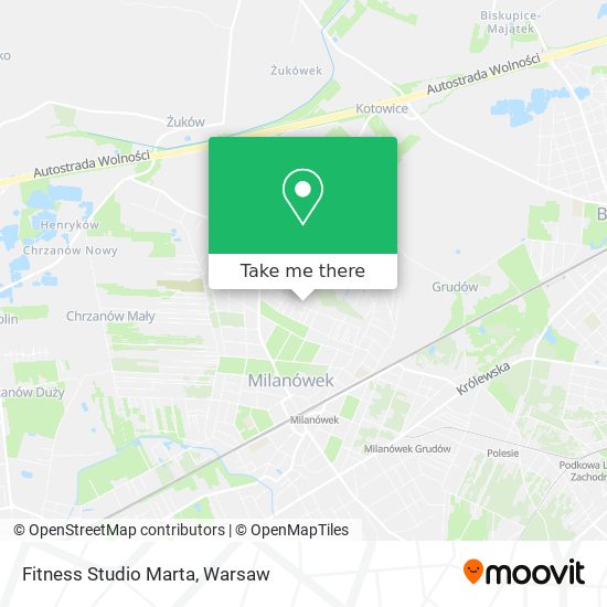 Fitness Studio Marta map