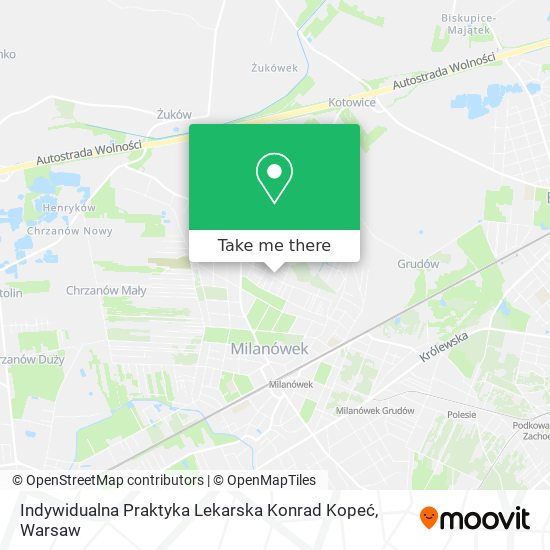 Indywidualna Praktyka Lekarska Konrad Kopeć map