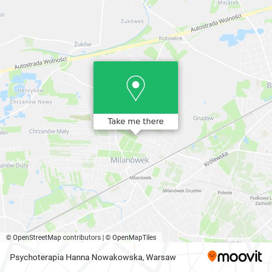 Psychoterapia Hanna Nowakowska map