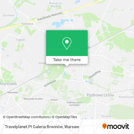Карта Travelplanet.Pl Galeria Brwinów