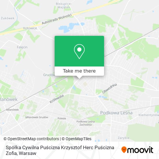 Spółka Cywilna Puścizna Krzysztof Herc Puścizna Zofia map