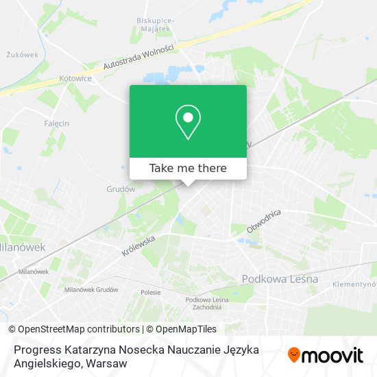 Progress Katarzyna Nosecka Nauczanie Języka Angielskiego map