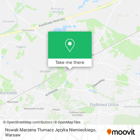 Nowak Marzena Tłumacz Języka Niemieckiego map