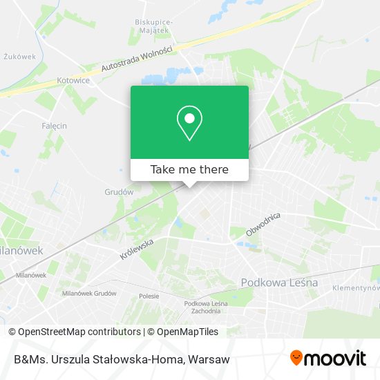 B&Ms. Urszula Stałowska-Homa map