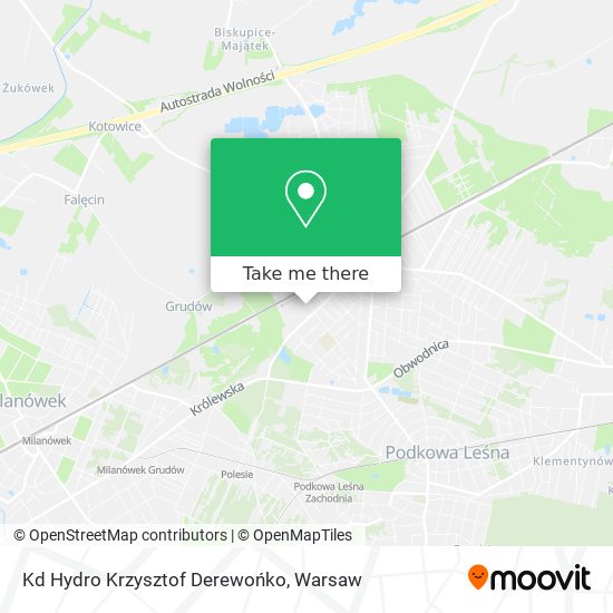 Kd Hydro Krzysztof Derewońko map