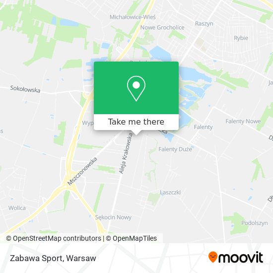 Zabawa Sport map