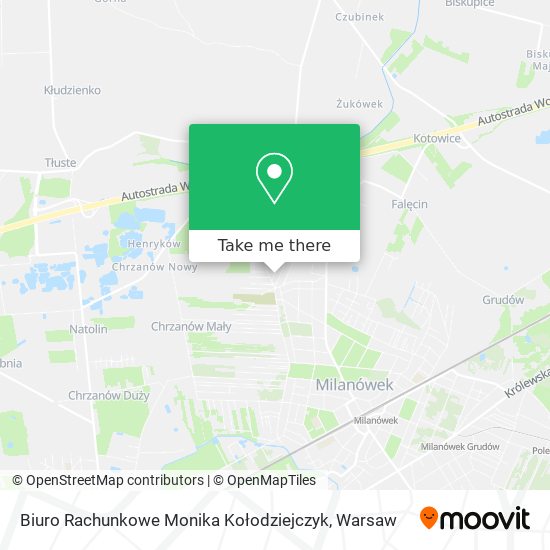 Biuro Rachunkowe Monika Kołodziejczyk map