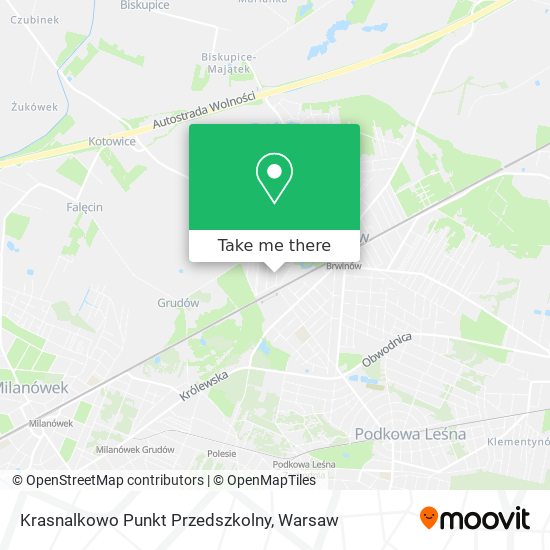 Krasnalkowo Punkt Przedszkolny map