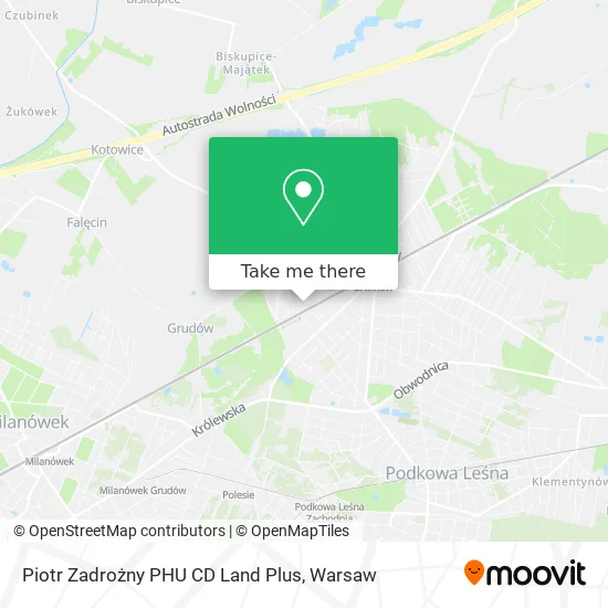 Карта Piotr Zadrożny PHU CD Land Plus