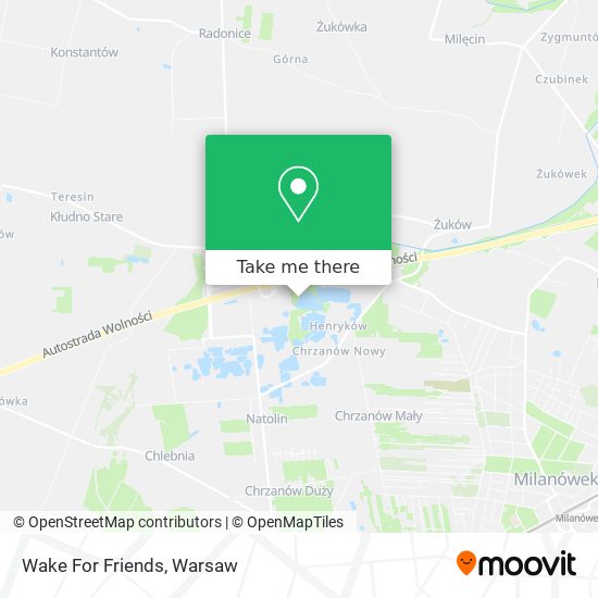 Wake For Friends map