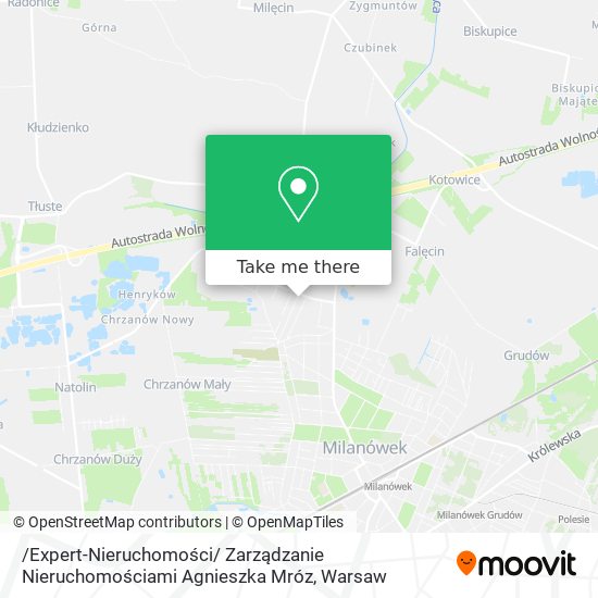 /Expert-Nieruchomości/ Zarządzanie Nieruchomościami Agnieszka Mróz map