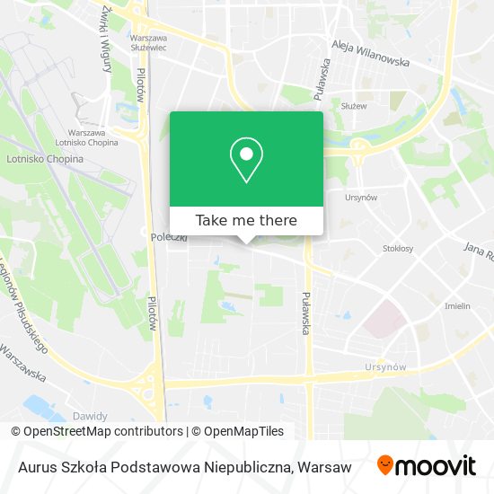 Aurus Szkoła Podstawowa Niepubliczna map