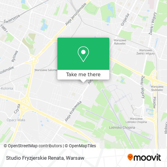 Studio Fryzjerskie Renata map