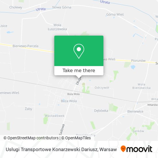 Usługi Transportowe Konarzewski Dariusz map