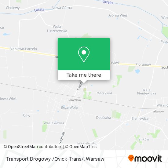 Transport Drogowy- / Qvick-Trans/ map