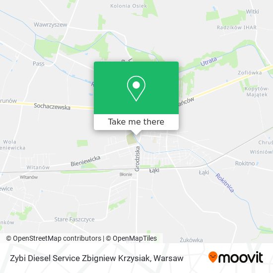 Карта Zybi Diesel Service Zbigniew Krzysiak