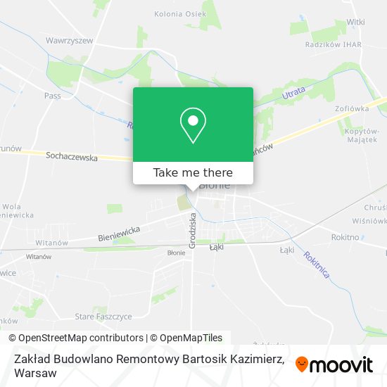 Zakład Budowlano Remontowy Bartosik Kazimierz map