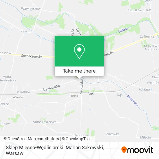 Sklep Mięsno-Wędliniarski. Marian Sakowski map