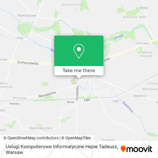 Usługi Komputerowe Informatyczne Hejne Tadeusz map