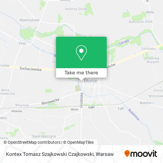 Kontex Tomasz Szajkowski Czajkowski map