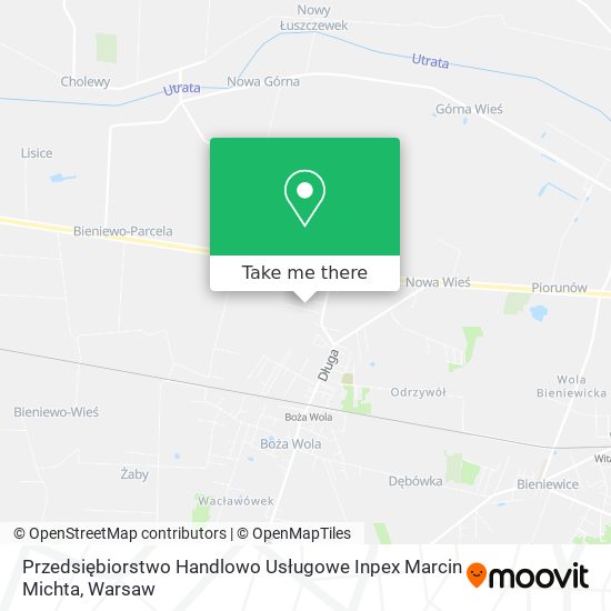 Przedsiębiorstwo Handlowo Usługowe Inpex Marcin Michta map