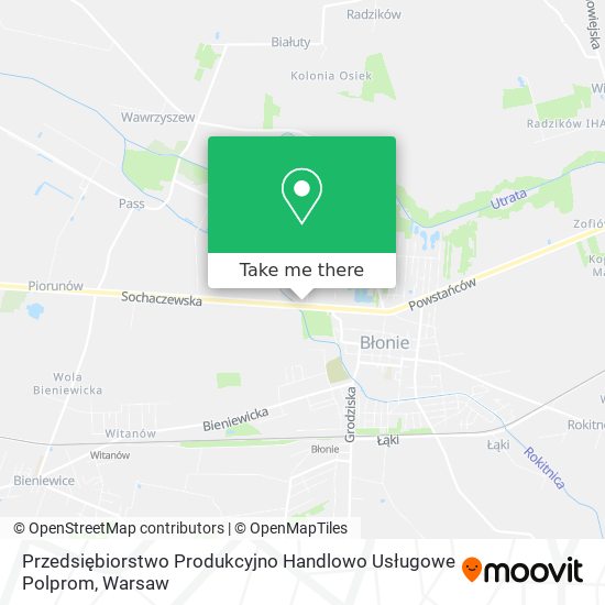 Przedsiębiorstwo Produkcyjno Handlowo Usługowe Polprom map