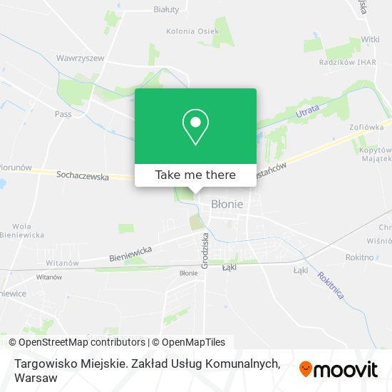 Targowisko Miejskie. Zakład Usług Komunalnych map