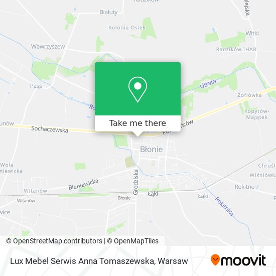 Lux Mebel Serwis Anna Tomaszewska map