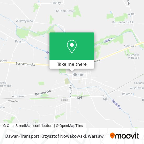 Dawan-Transport Krzysztof Nowakowski map