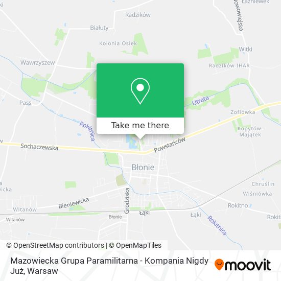 Mazowiecka Grupa Paramilitarna - Kompania Nigdy Już map