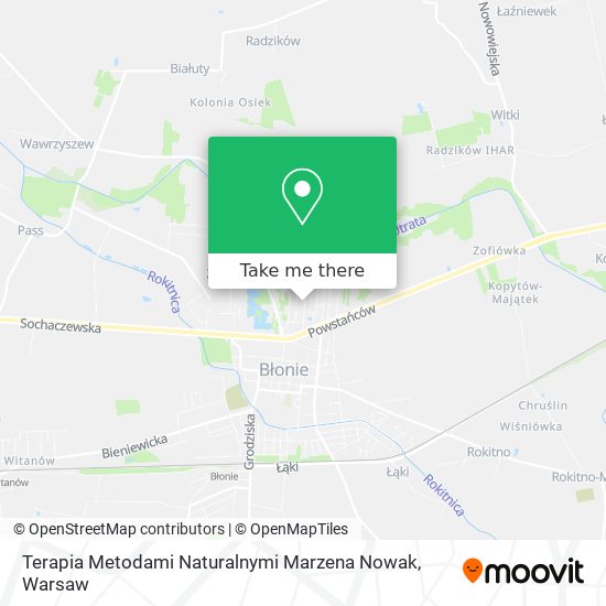 Terapia Metodami Naturalnymi Marzena Nowak map