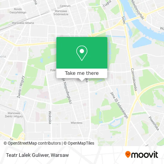 Teatr Lalek Guliwer map